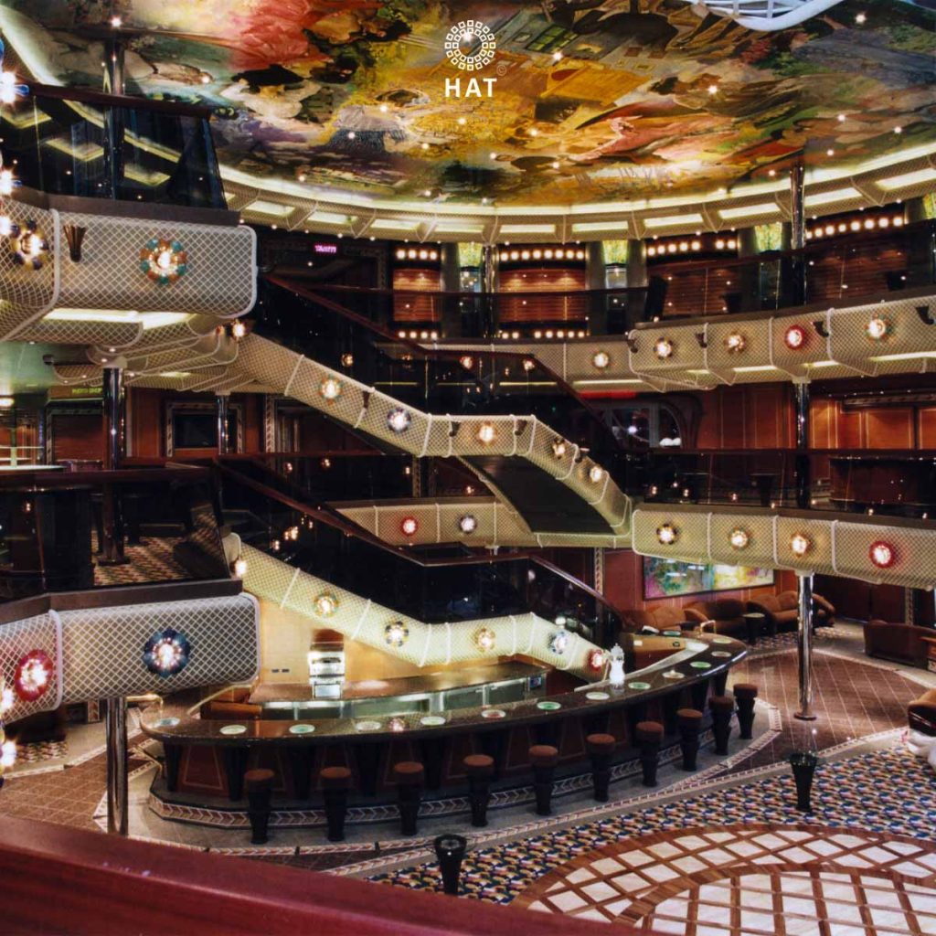 Luxury Transport - Carnival Triumph Atrium - HAT Italian Design