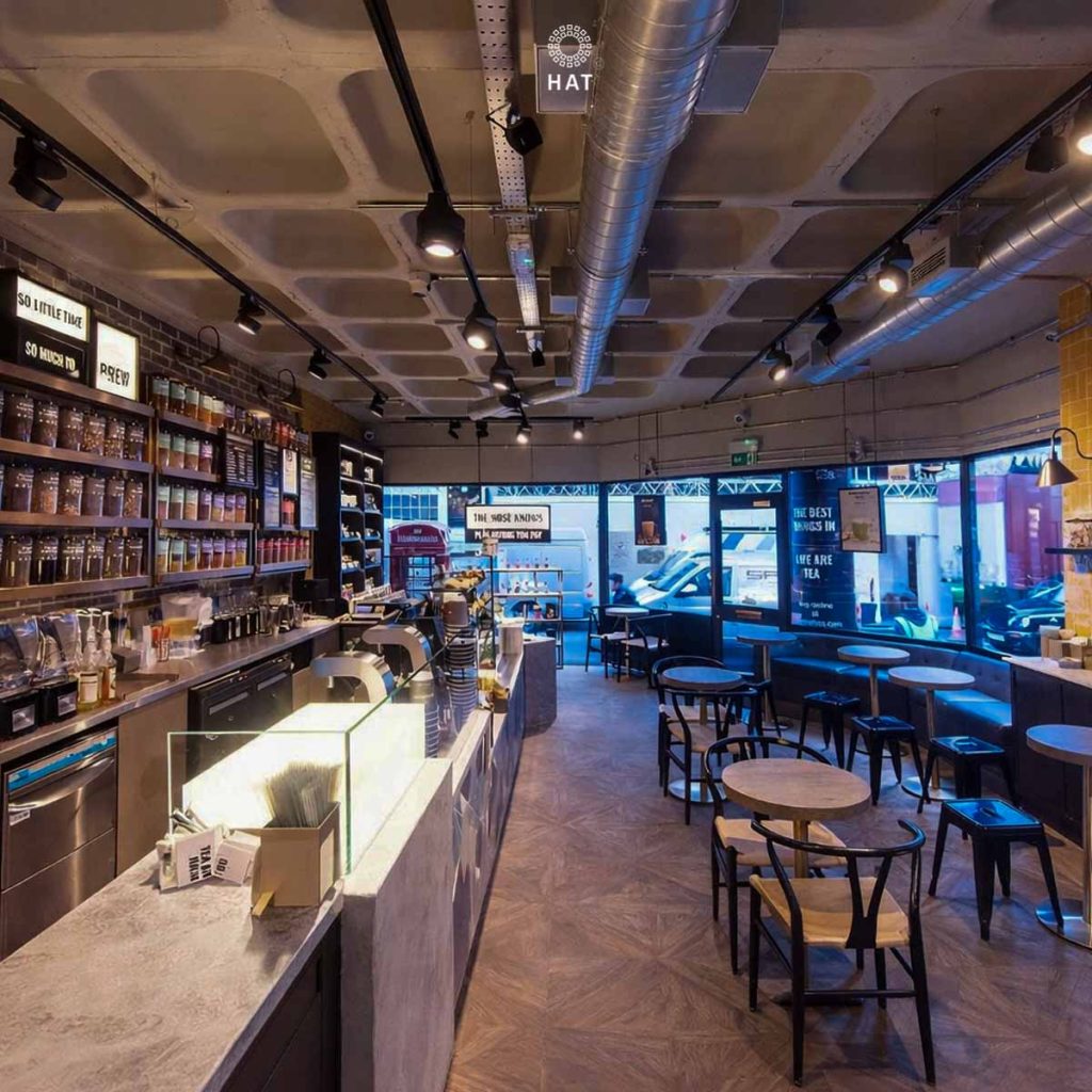 Hospitality - Tea House London - HAT Italian Design
